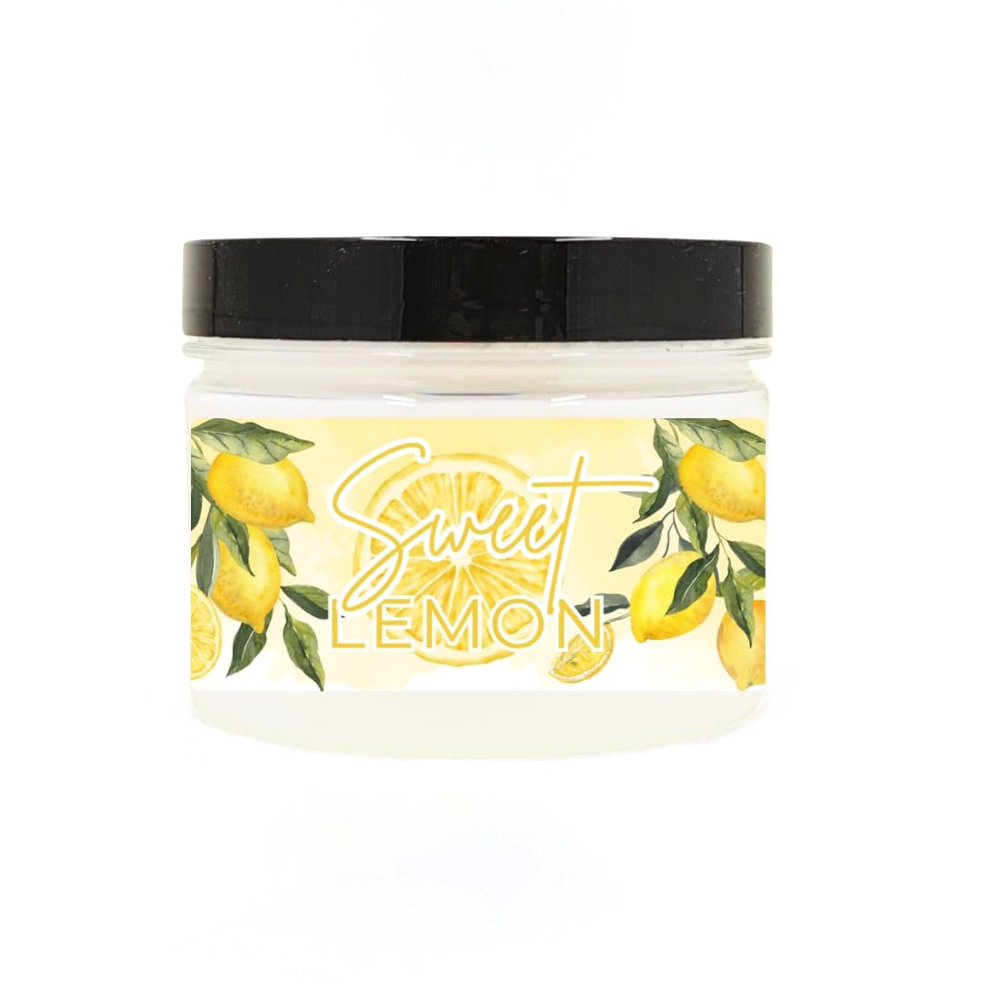 Sweet Lemon Scented Body Powder for Men & Women, Talc-Free, 8oz