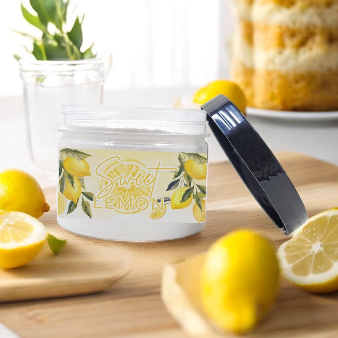 Sweet Lemon Scented Body Powder for Men & Women, Talc-Free, 8oz