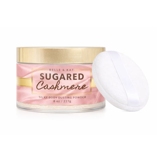 *Sugared Cashmere Scented Body Powder for Men & Women, Talc-Free, 8oz